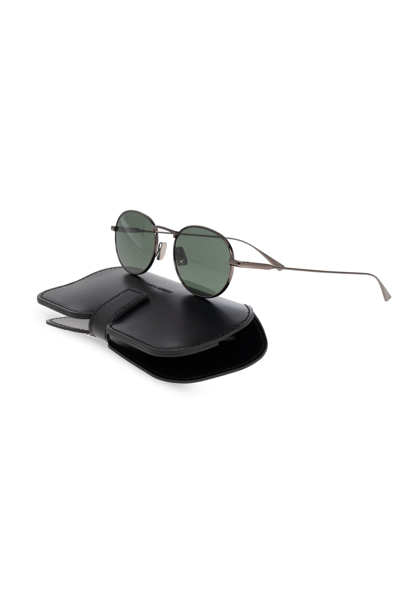 【関税込み】Saint Laurent ゴールド SL 799 サングラス Saint Laurent SL 799 003 Oval Sunglasses Gold - eye-oo.com